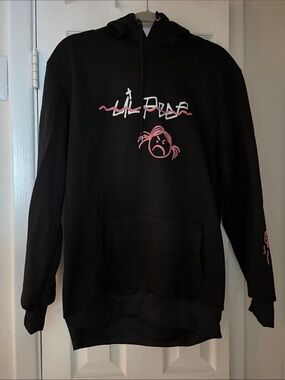 Lil Peep  black graphic hoodie